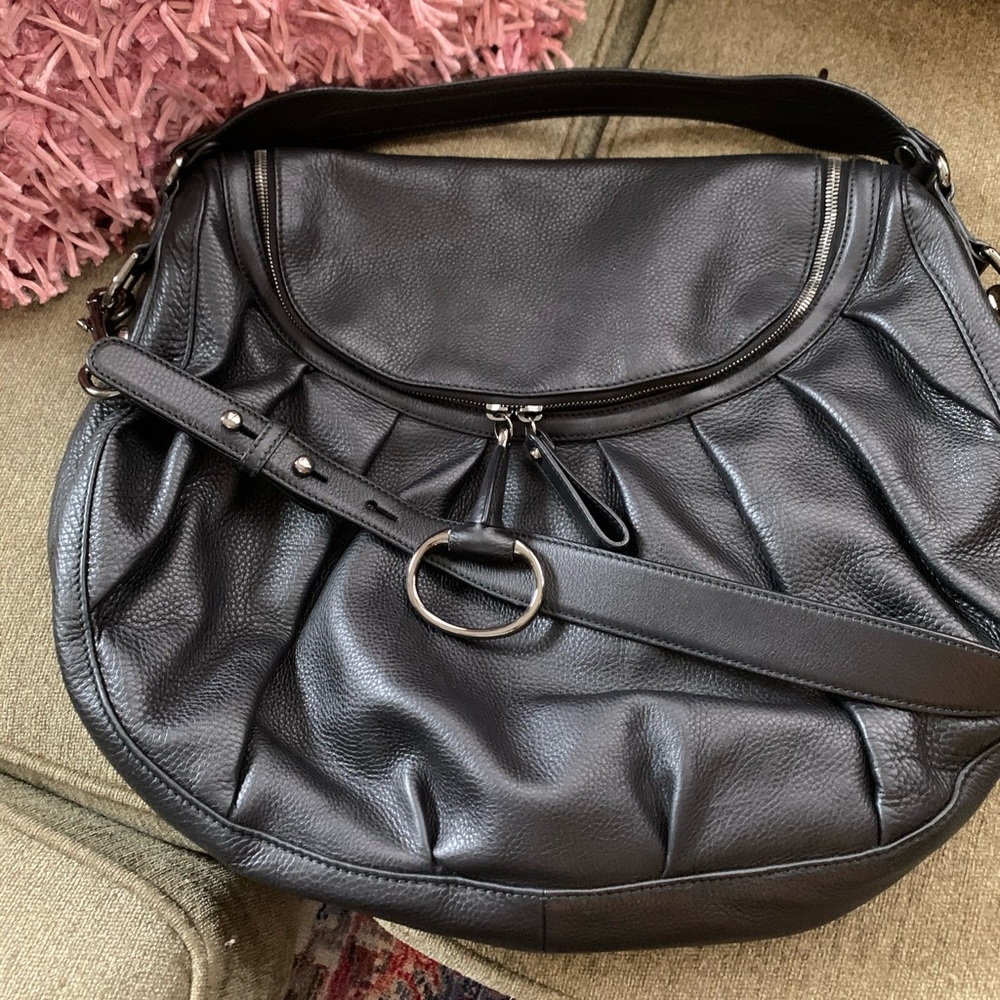 Gucci Leather Horsebit Hobo